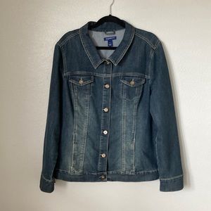 Bandolino Roxy Jean Jacket Size XL